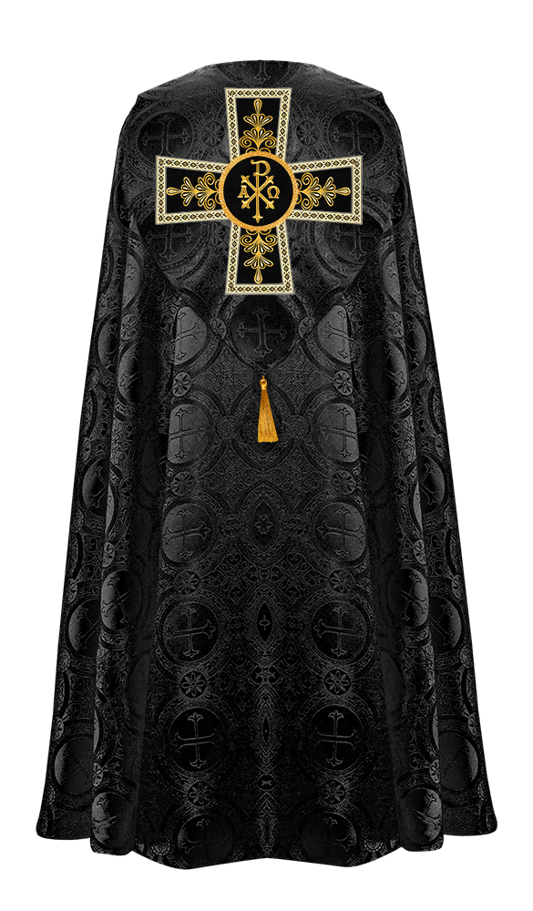 Gothic Cope vestments with Spiritual Motifs and Trims
