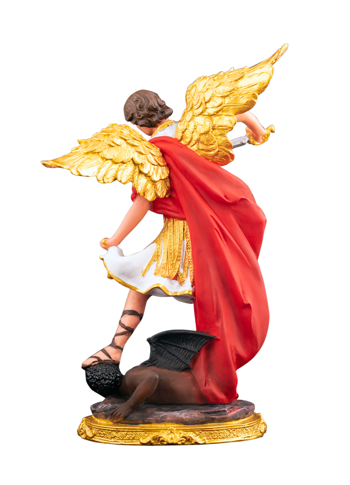 12" St. Michael the Archangel Defeating Evil Statue
