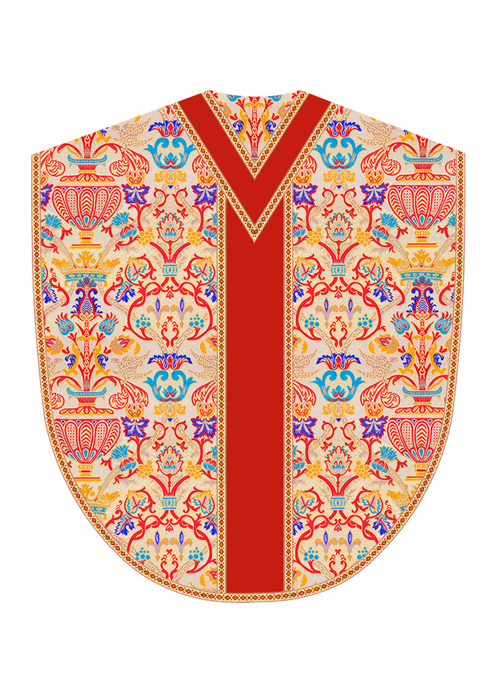 Tapestry Borromean Chasuble with Trims