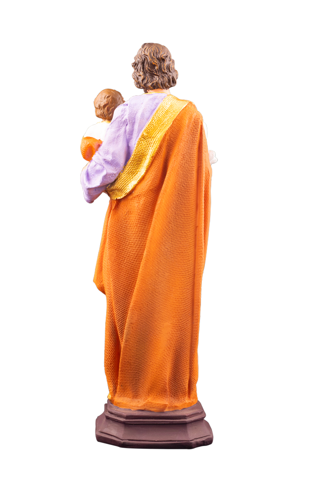 12" St. Joseph the Protector Statue – Holding Child Jesus