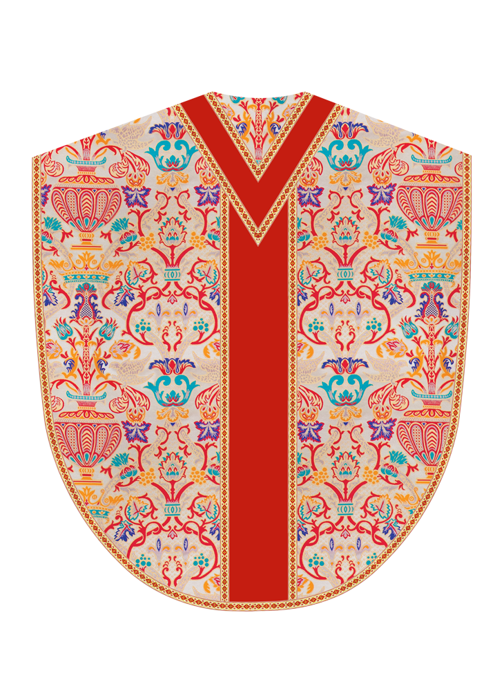 Tapestry Borromean Chasuble with Trims