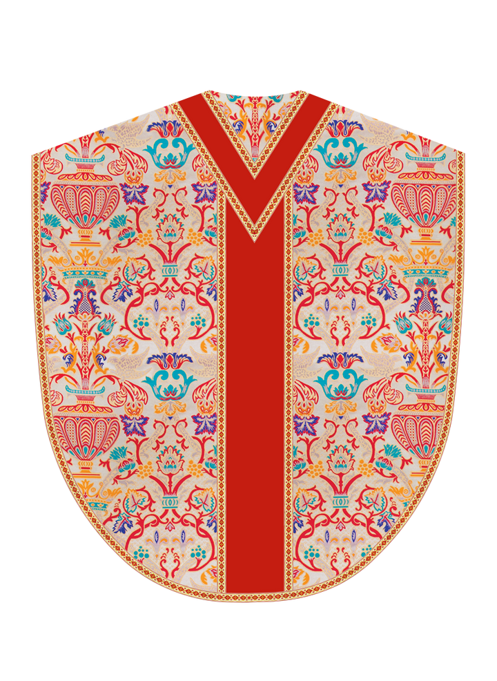 Tapestry Borromean Chasuble with Trims