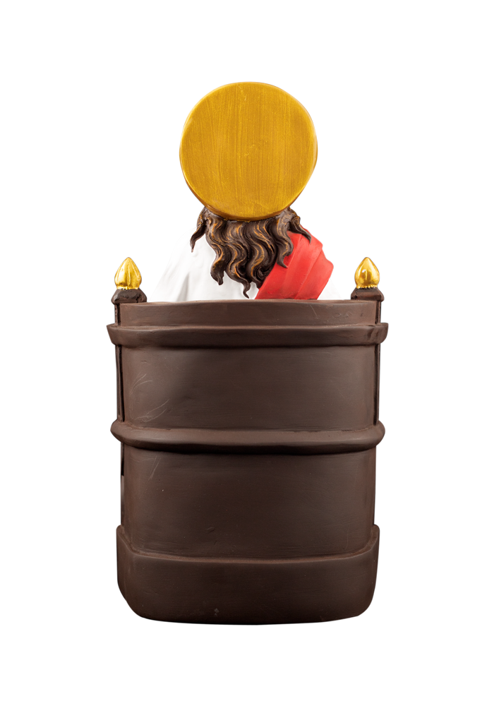 12" Majestic Christ the King Seated on Throne Statue