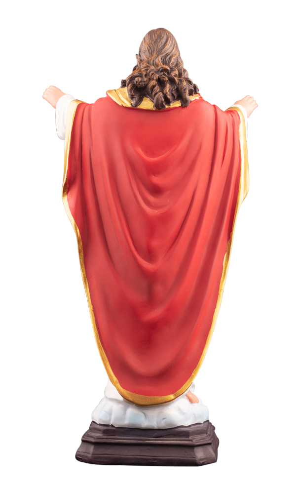 12" Holy Jesus with Sacred Heart Statue