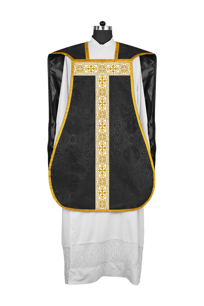 Fiddleback Vestment adorned with lace