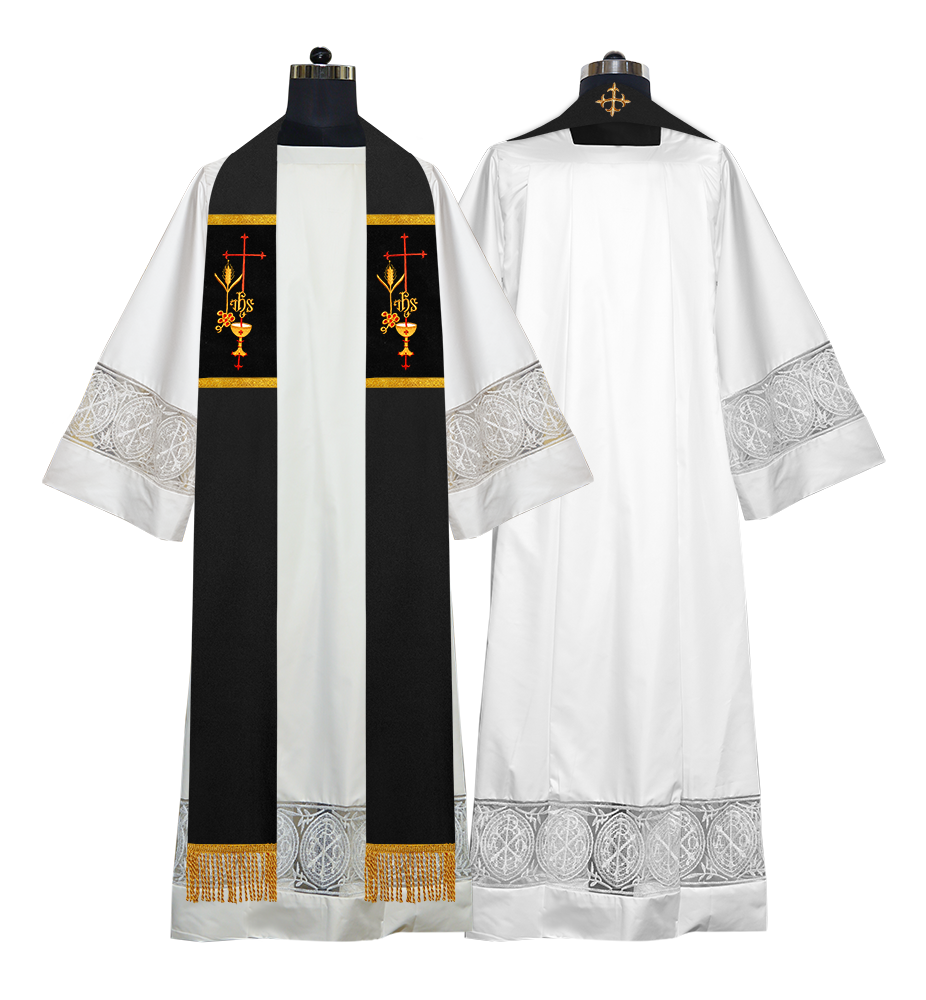 Solemn clergy overlay stole