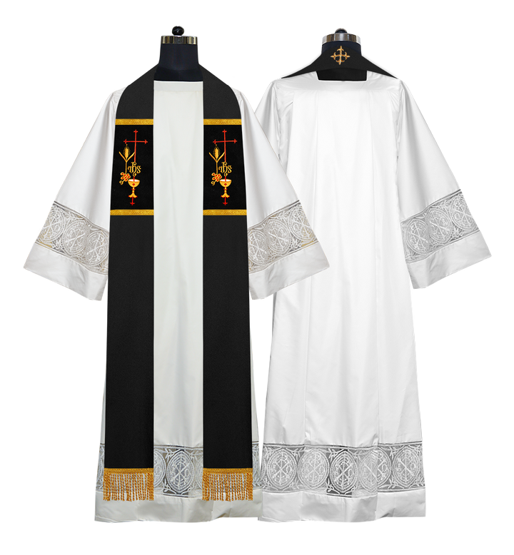 Solemn clergy overlay stole