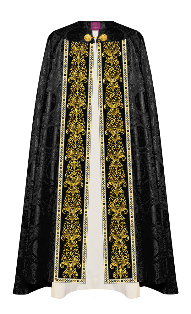 Gothic Cope vestments with Spiritual Motifs and Trims