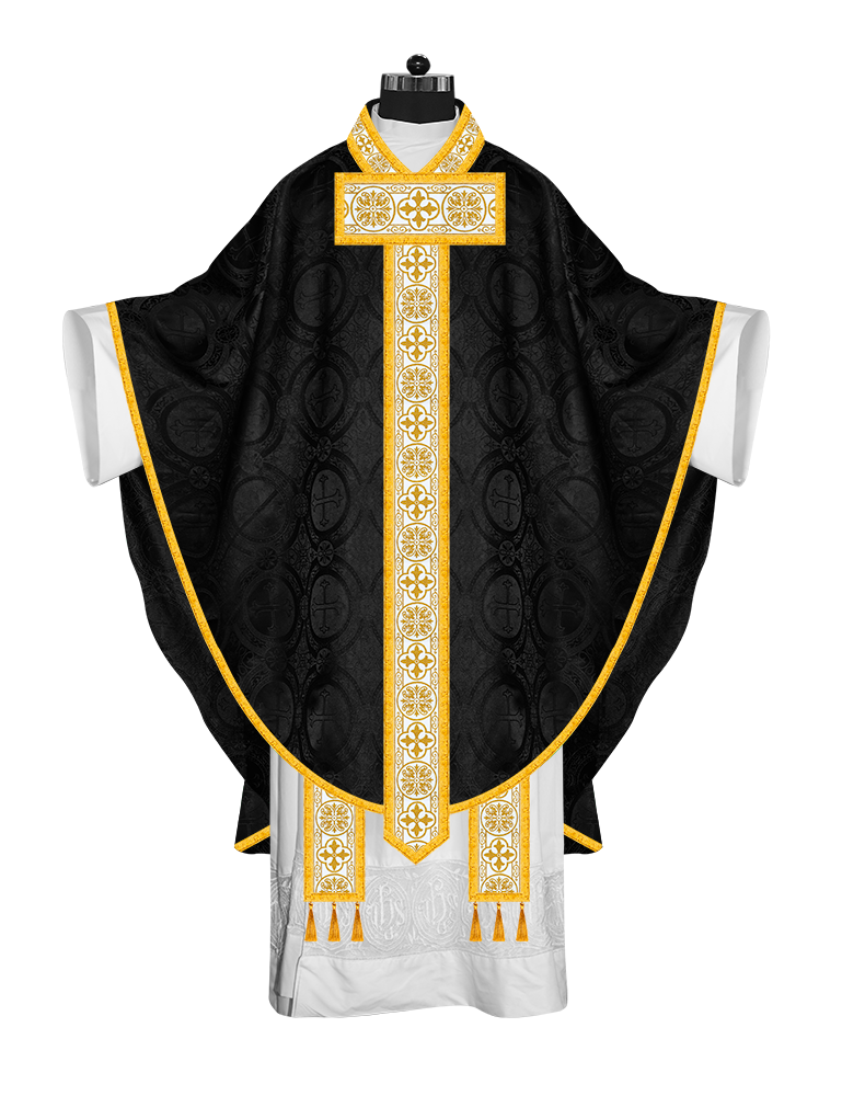 Gothic Chasuble with Elegant Braided orphrey