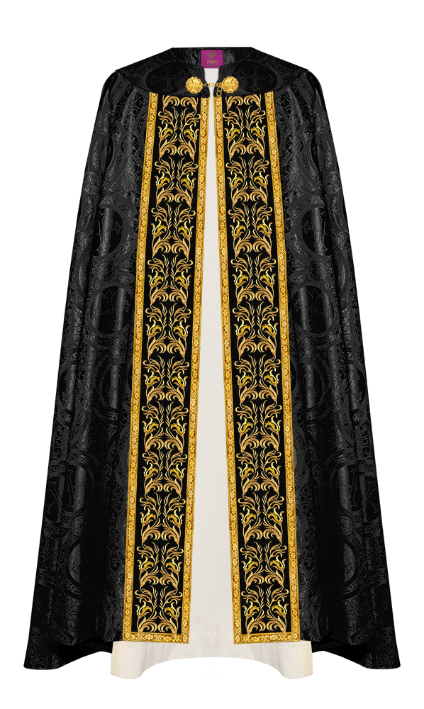 GOTHIC COPE EXECUTED WITH EMBROIDERED ORPHREY