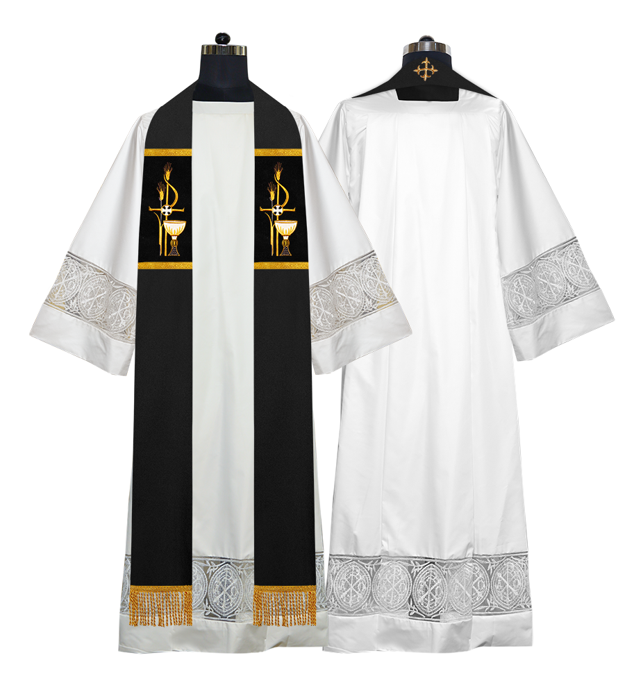 Solemn clergy overlay stole