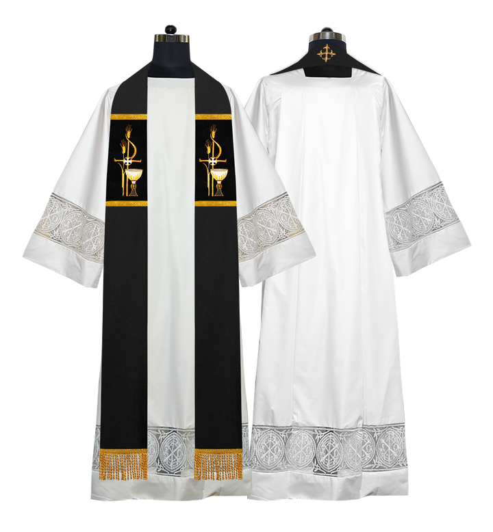 Solemn clergy overlay stole