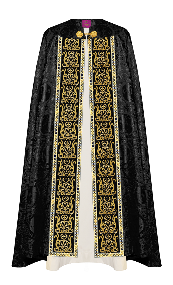 GOTHIC COPE VESTMENTS WITH ADORNED ORPHREY