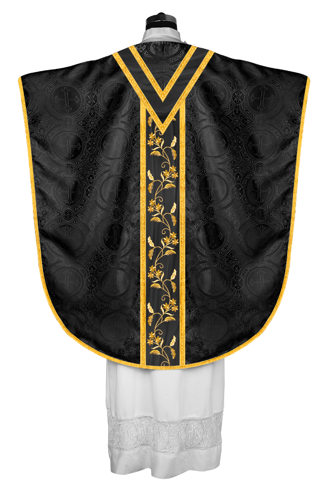 BORROMEAN CHASUBLE WITH FLORAL DESIGN