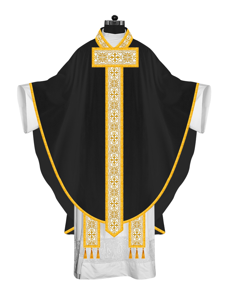 Gothic Chasuble with Elegant Braided orphrey