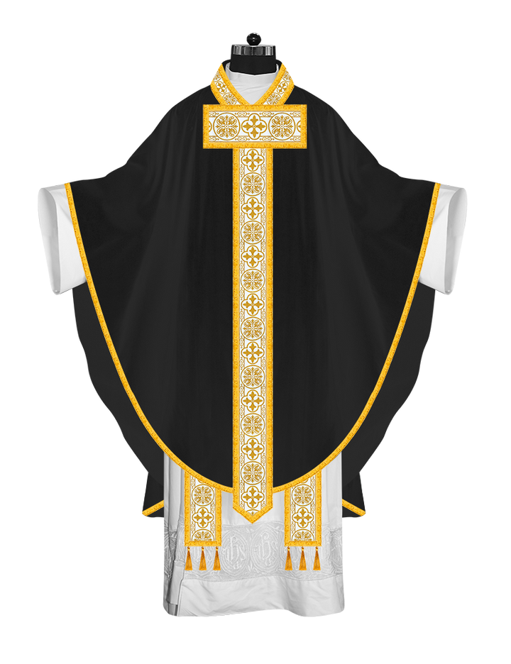 Gothic Chasuble with Elegant Braided orphrey