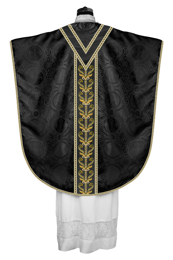 BORROMEAN CHASUBLE VESTMENT WITH LITURGICAL TRIMS