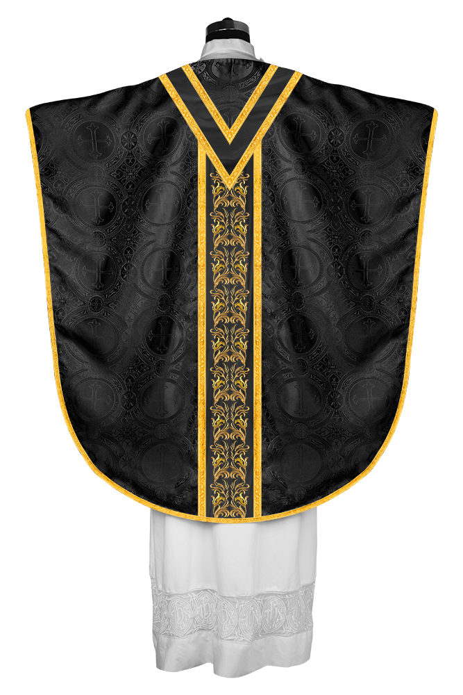 ST PHILIP NERI CHASUBLE WITH ADORNED LACE