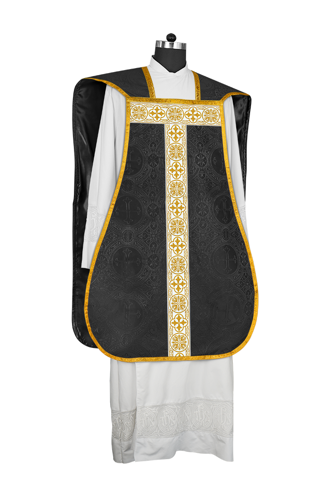 Fiddleback Vestment adorned with lace