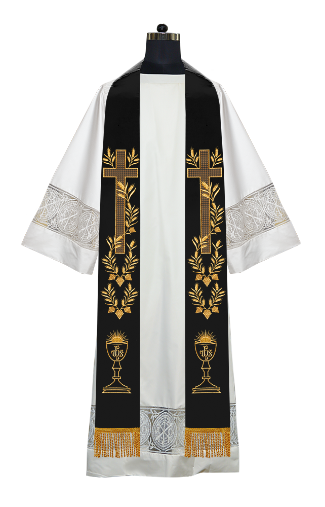 Clergy Stoles with Golden Embroidery