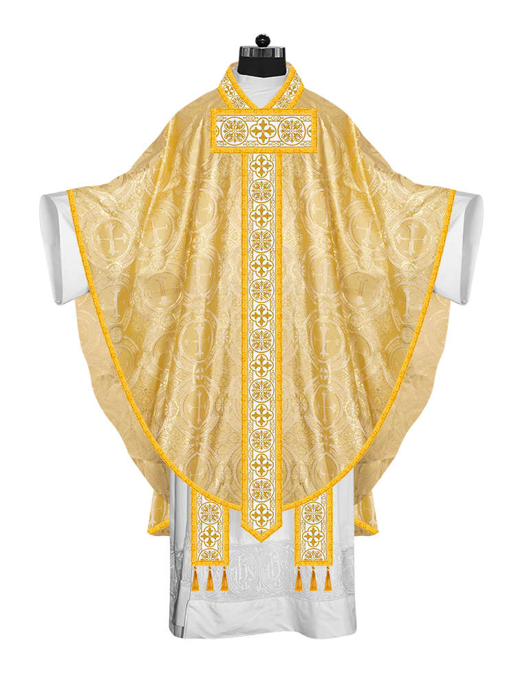 Gothic Chasuble with Elegant Braided orphrey