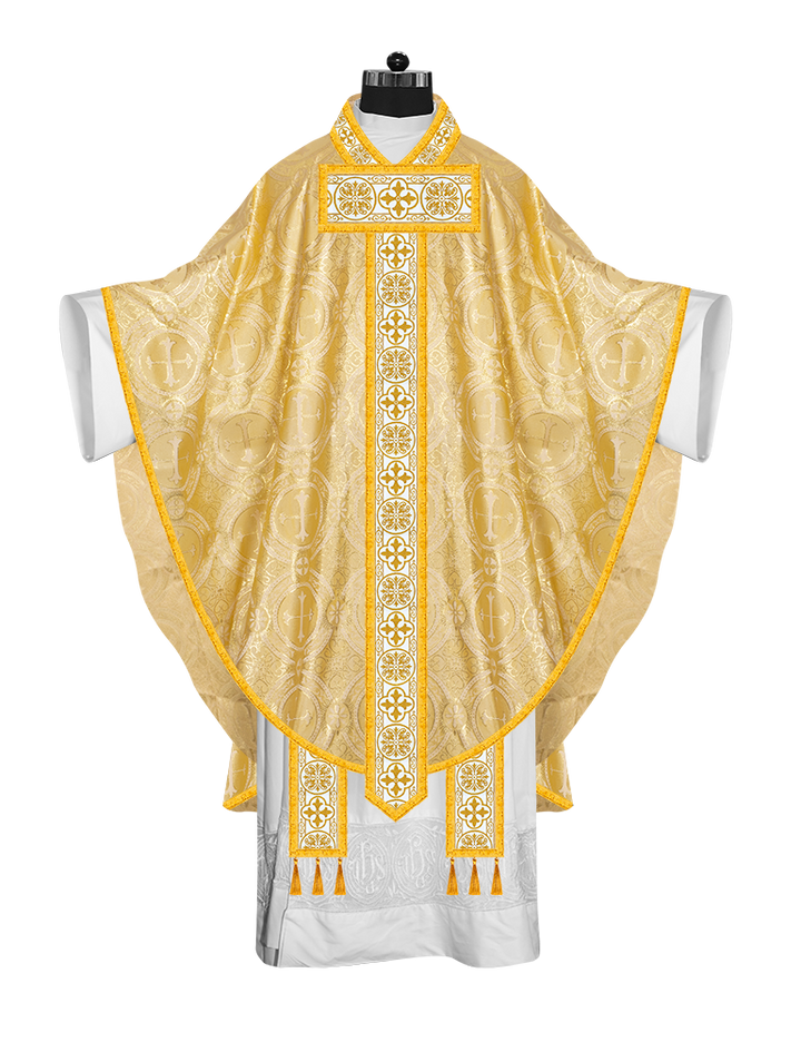 Gothic Chasuble with Elegant Braided orphrey