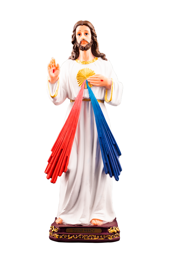 12" Divine Mercy of Jesus Statue