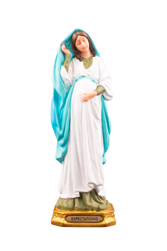 9" Mother Mary in Expectation Statue