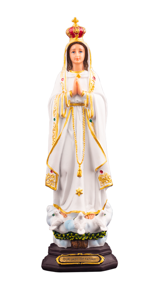 12" Virgin Mary Our Lady of Lourdes Statue – Prayer and Devotion Ornament