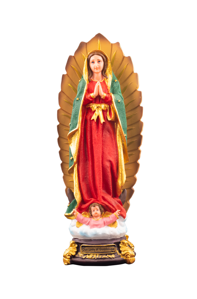 12" Our Lady of Guadalupe Statue