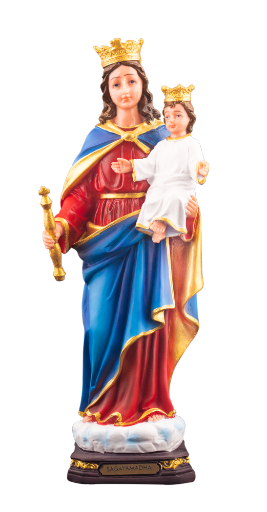 12" Our Lady of Good Health with Child Jesus Statue