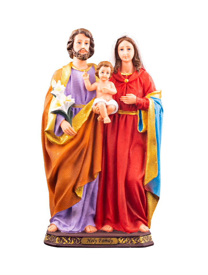 12" Holy Family Statue – Mary, Joseph & Child Jesus