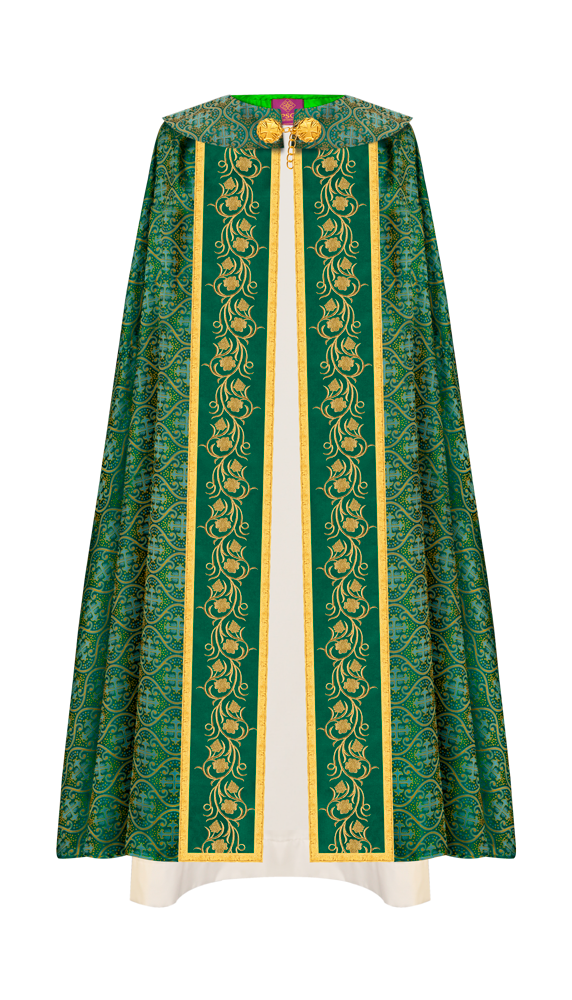 GOTHIC COPE VESTMENT WITH ORNATE EMBROIDERY