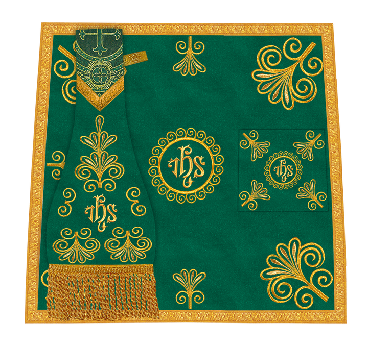 Elegant mass set with rich embroidery - Flourish collection