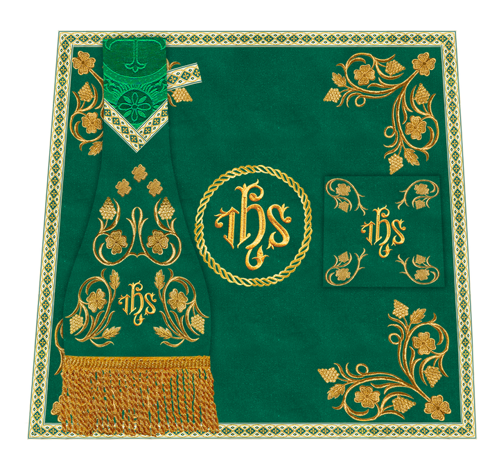 Grapes Embroidery Mass set with Motif