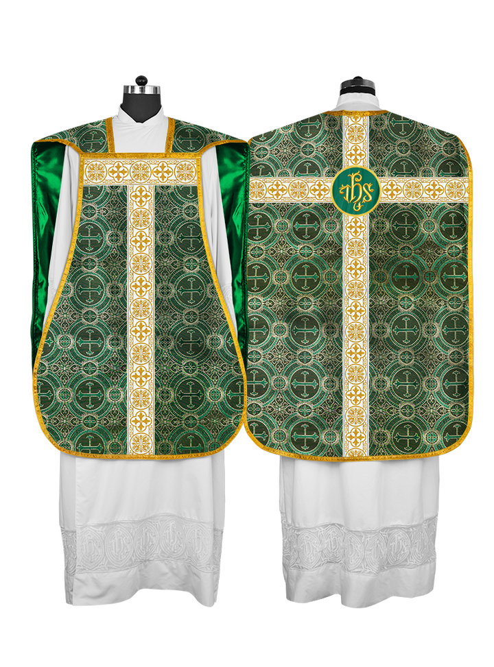 Fiddleback Vestment adorned with lace