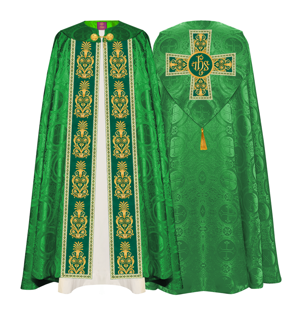 GOTHIC COPE WITH EMBROIDERED MOTIFS