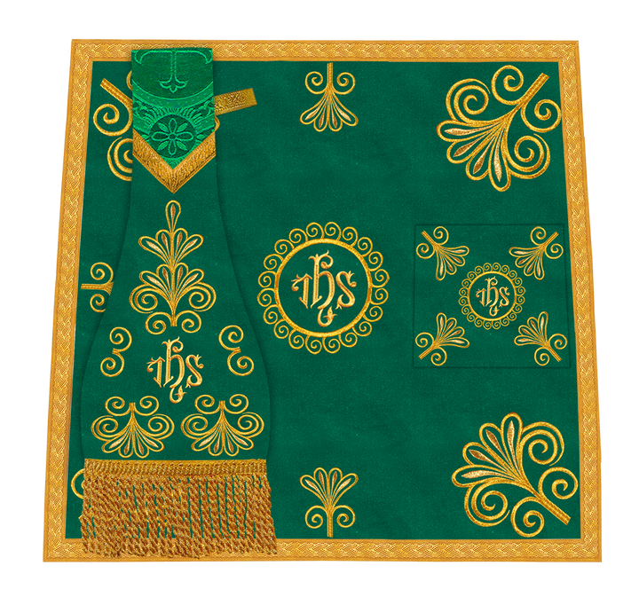 Elegant mass set with rich embroidery - Flourish collection