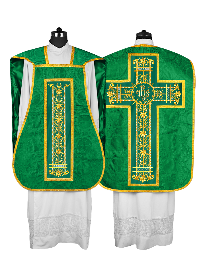 Roman embroidered chasuble vestment - Contemporary collection