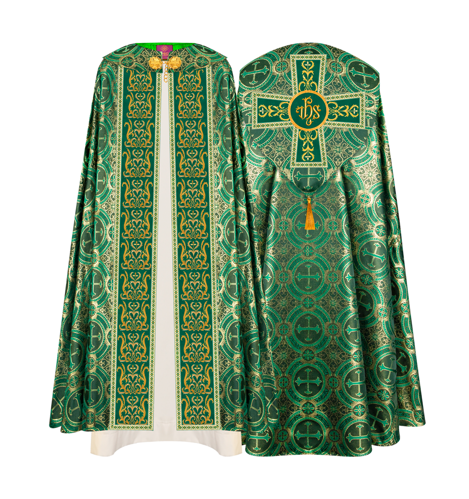GOTHIC COPE VESTMENTS WITH ADORNED ORPHREY