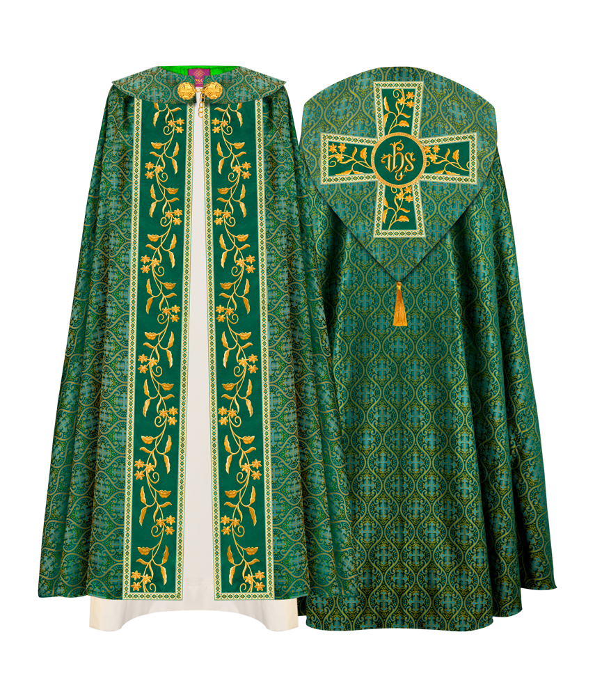 GOTHIC COPE VESTMENTS ORNATED WITH FLORAL DESIGN
