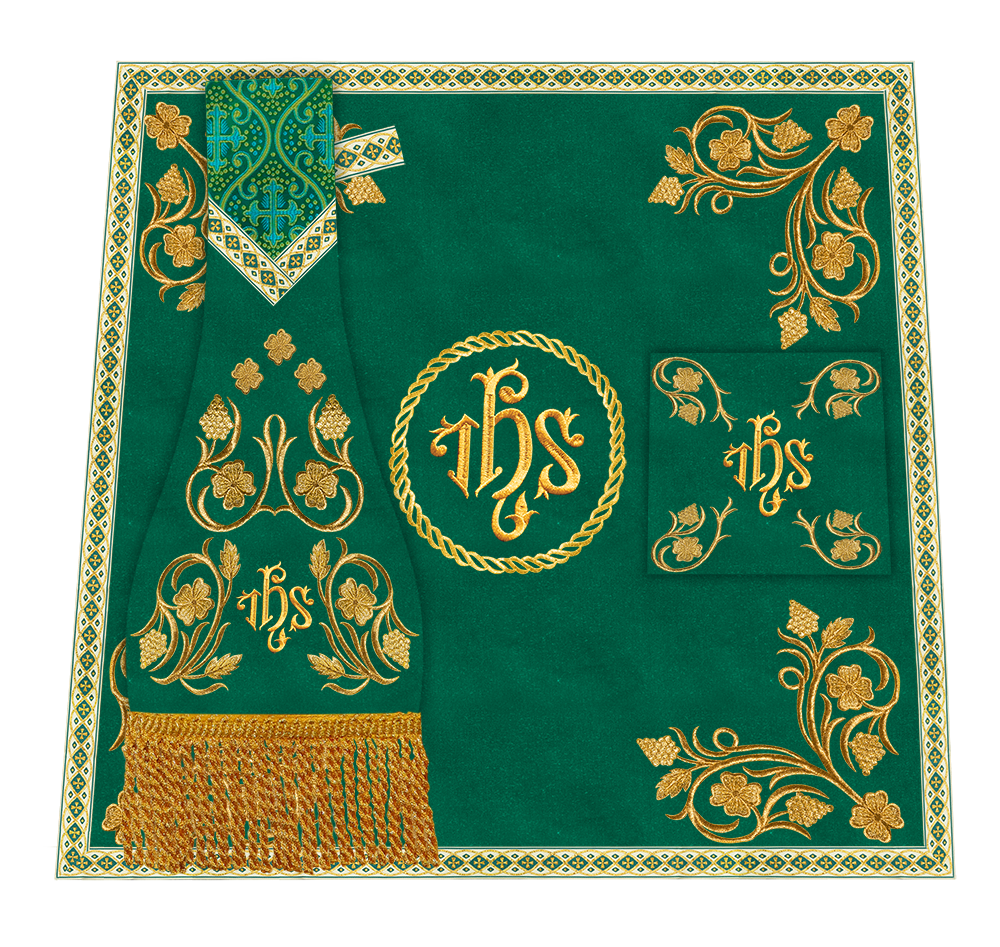 Grapes Embroidery Mass set with Motif