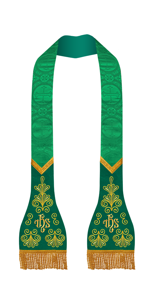 Roman stole with golden embroidery - Flourish collection