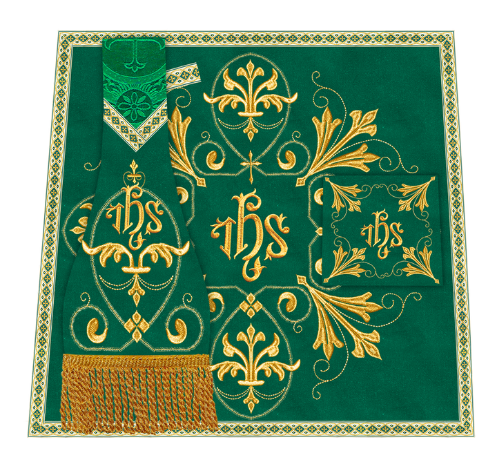 Spiritual Embroidery Mass Set Vestment