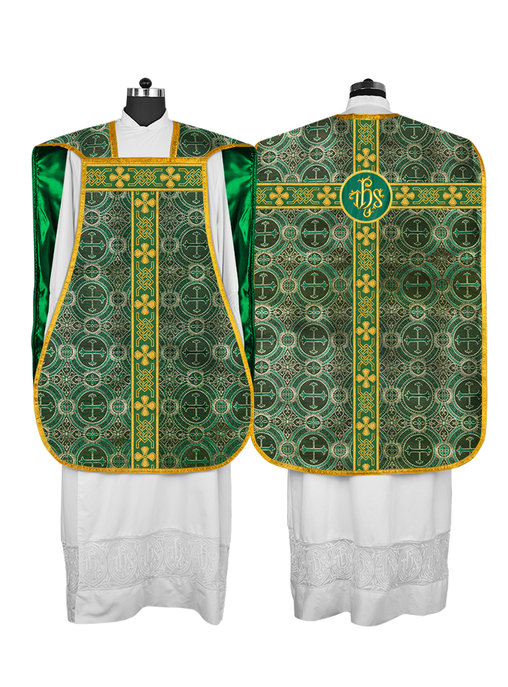 Roman chasuble adorned with lace