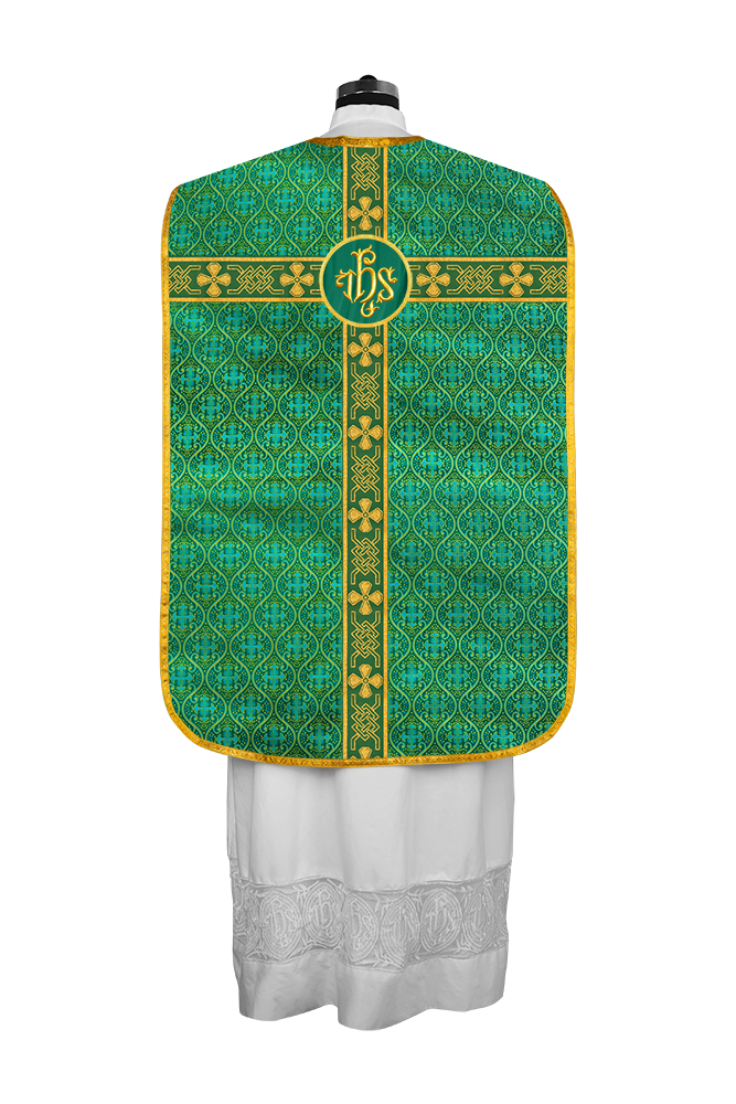 Roman chasuble adorned with lace