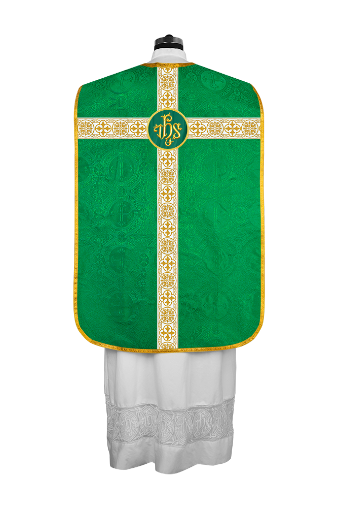 Fiddleback Vestment adorned with lace