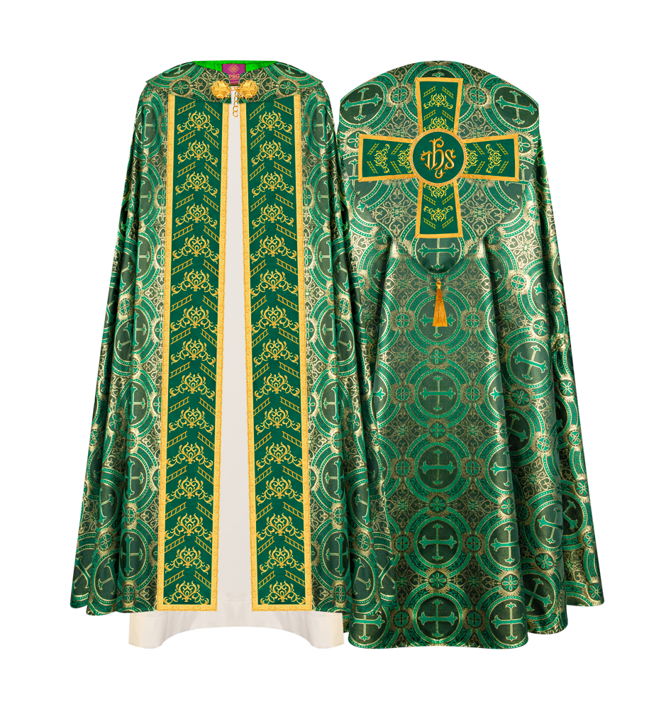 GOTHIC COPE WITH EMBROIDERED ORPHREY