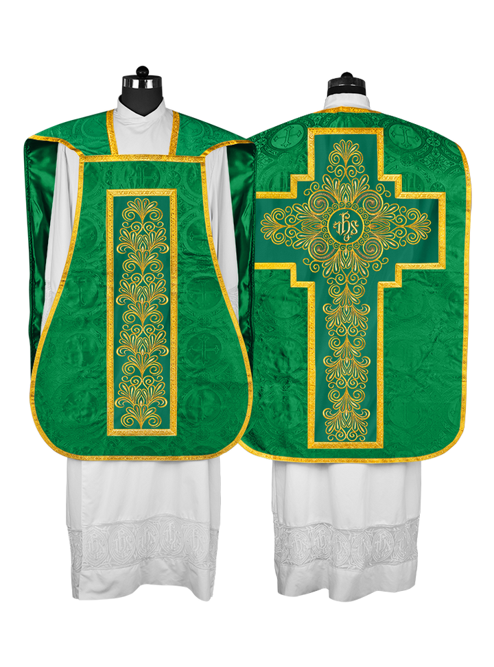 Traditional Roman chasuble vestment - Flourish collection