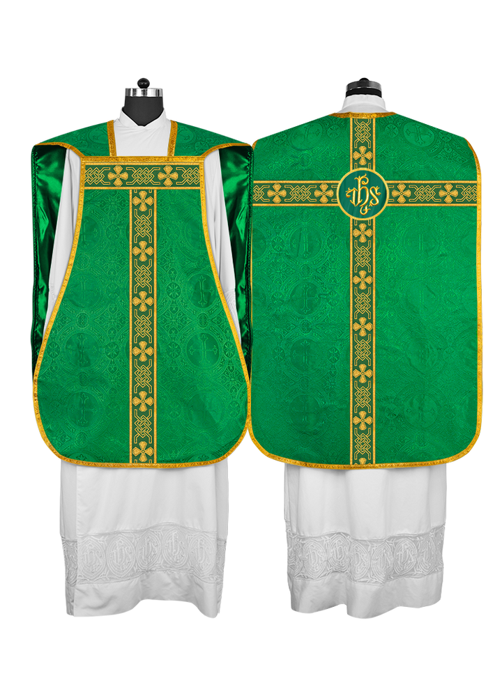 Roman chasuble adorned with lace